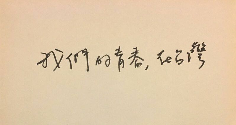 《我們的青春，在台灣》獻給台灣社運的情詩